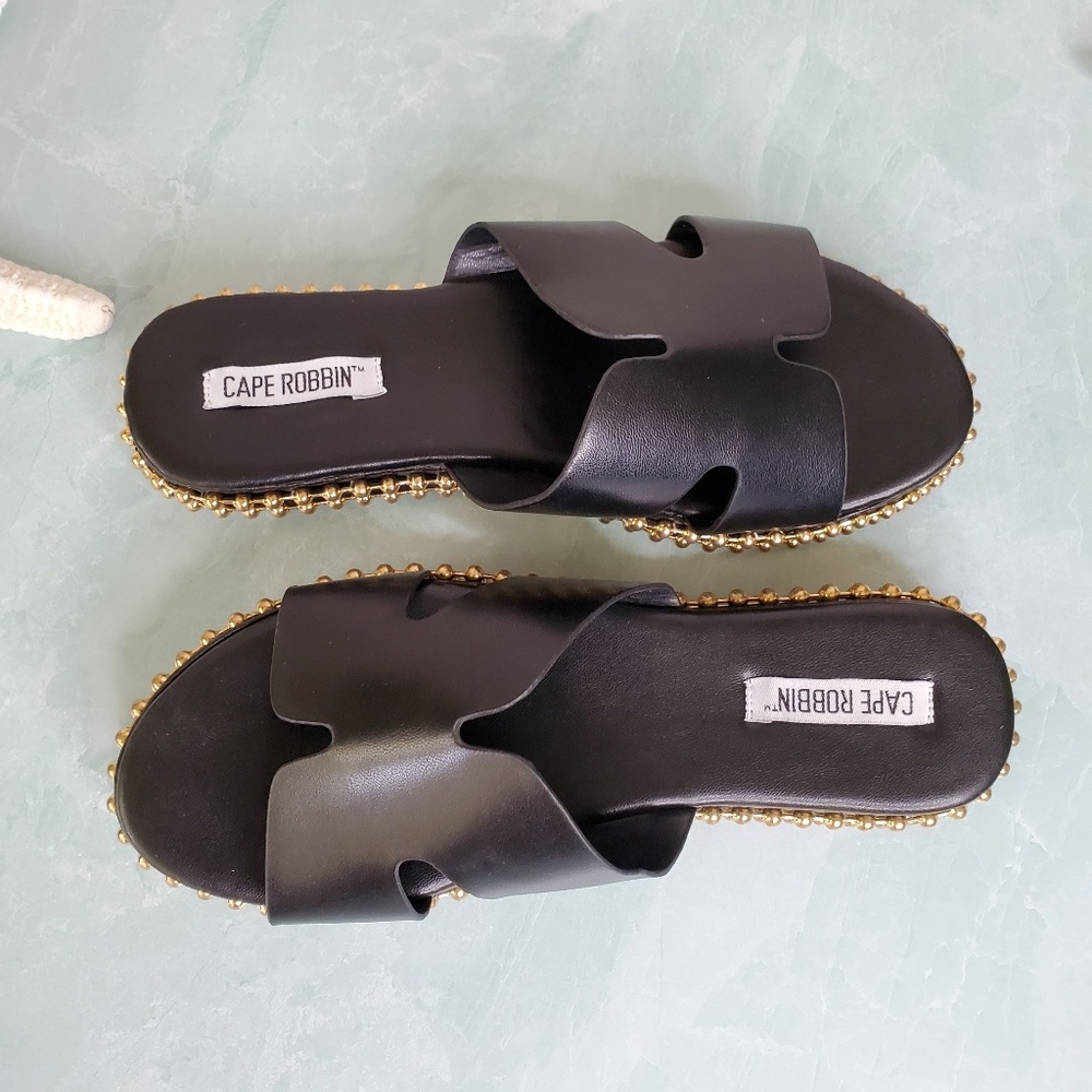 NEW Cape Robin Black Sandal - Picture 5 of 7